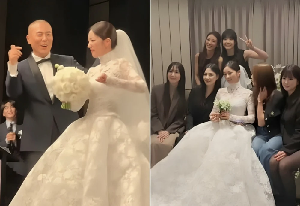 Bomi และโปรดิวเซอร์ Rado เข้าพิธีวิวาห์แล้ว สมาชิก Apink ร่วมยินดีงานแต่ง โมเมนต์อบอุ่นกลายเป็นไวรัล