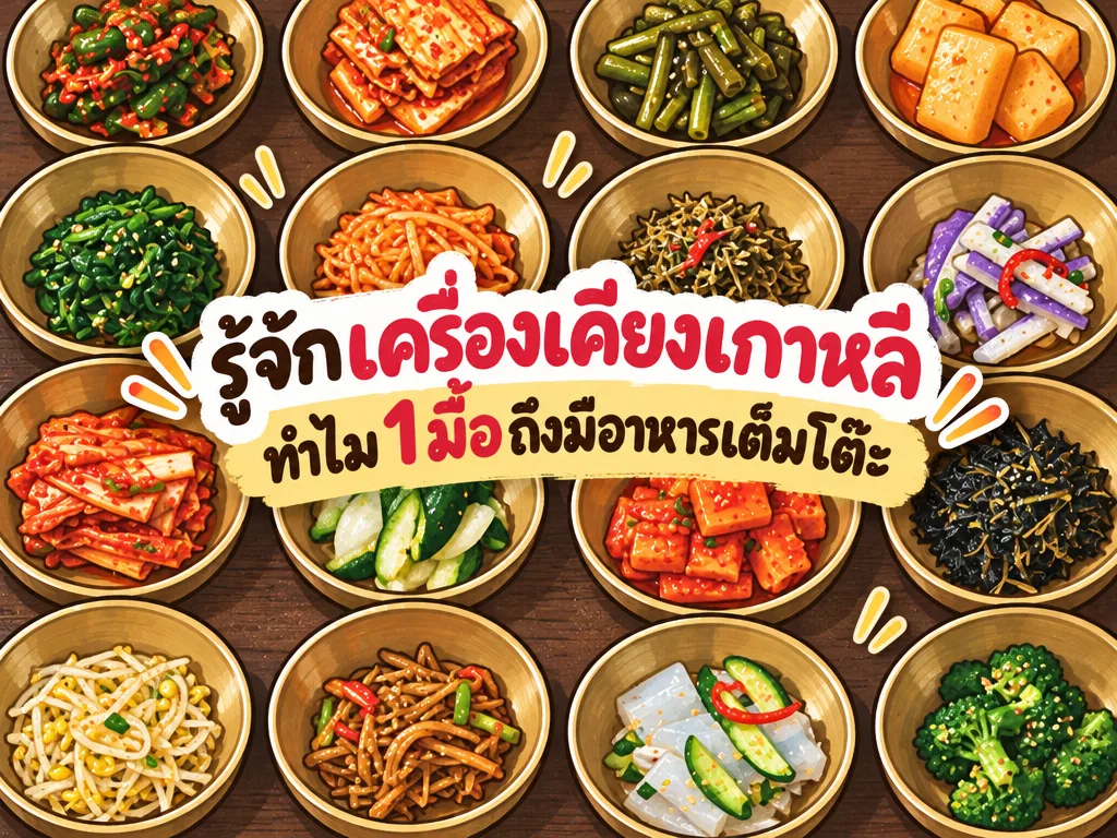 ทำไมอาหารเกาหลีถึงมีเครื่องเคียงเต็มโต๊ะ? รู้จัก “บันชัน” วัฒนธรรมการกินที่เห็นบ่อยในซีรีส์