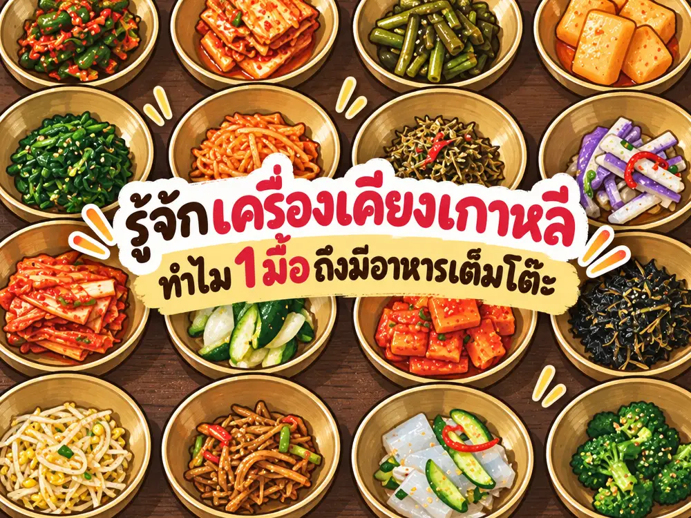 ทำไมอาหารเกาหลีถึงมีเครื่องเคียงเต็มโต๊ะ? รู้จัก “บันชัน” วัฒนธรรมการกินที่เห็นบ่อยในซีรีส์