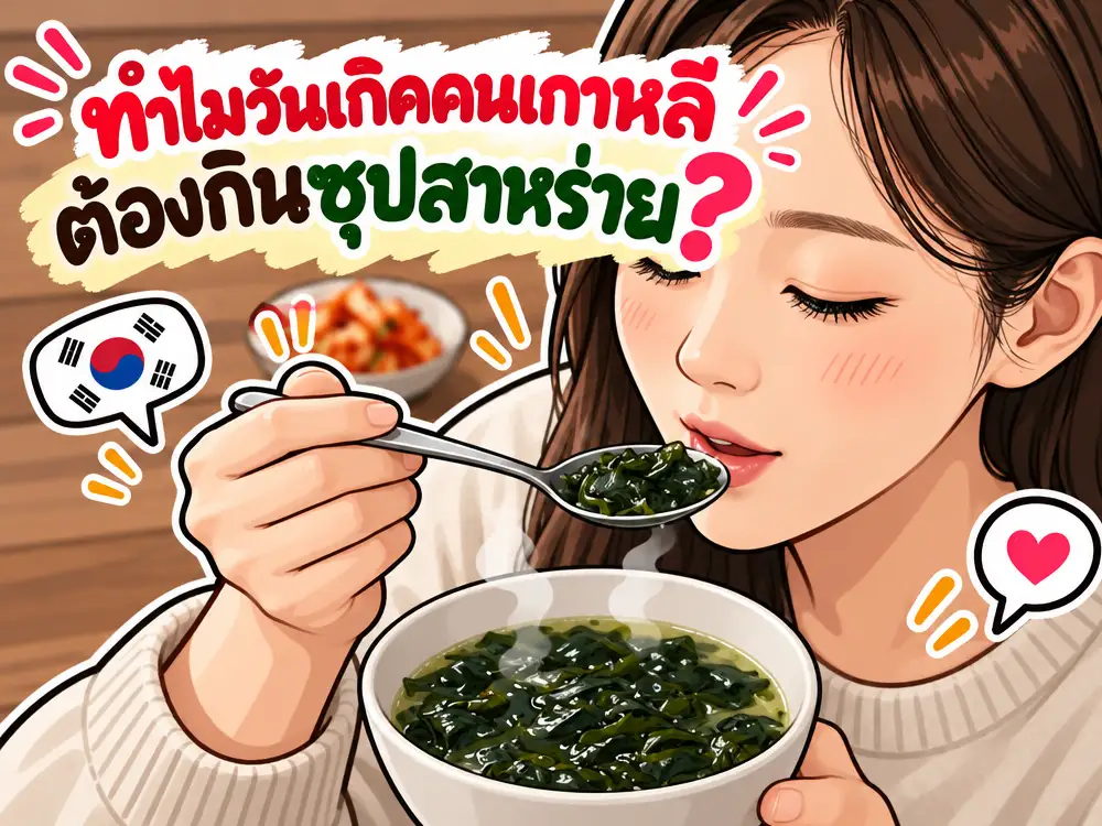 ทำไมวันเกิดคนเกาหลีต้องกินซุปสาหร่าย? รู้จักความหมายของ 미역국 อาหารที่มีเรื่องราวมากกว่าที่คิด