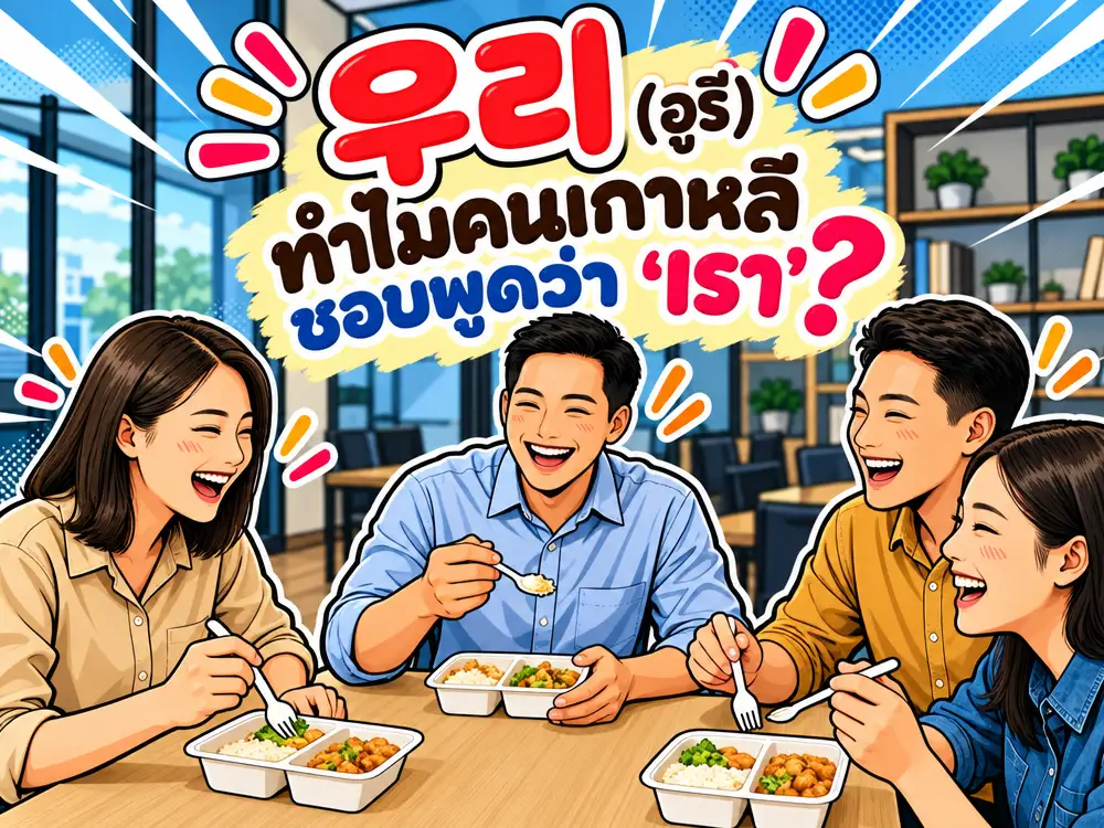 ทำไมคนเกาหลีชอบพูดว่า “เรา” แทนคำว่า “ฉัน”? รู้จักความหมายของ 우리 (Uri) คำสั้น ๆ ที่สะท้อนวัฒนธรรมเกาหลี