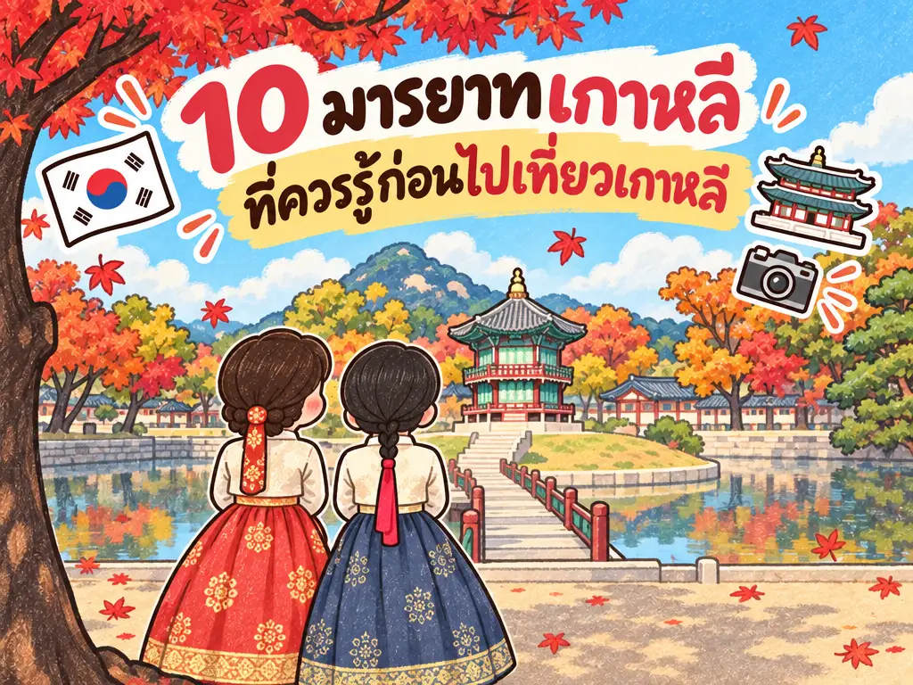10 มารยาทที่ควรรู้ก่อนไปเที่ยวเกาหลี เรื่องเล็ก ๆ ที่นักท่องเที่ยวไม่ควรมองข้าม
