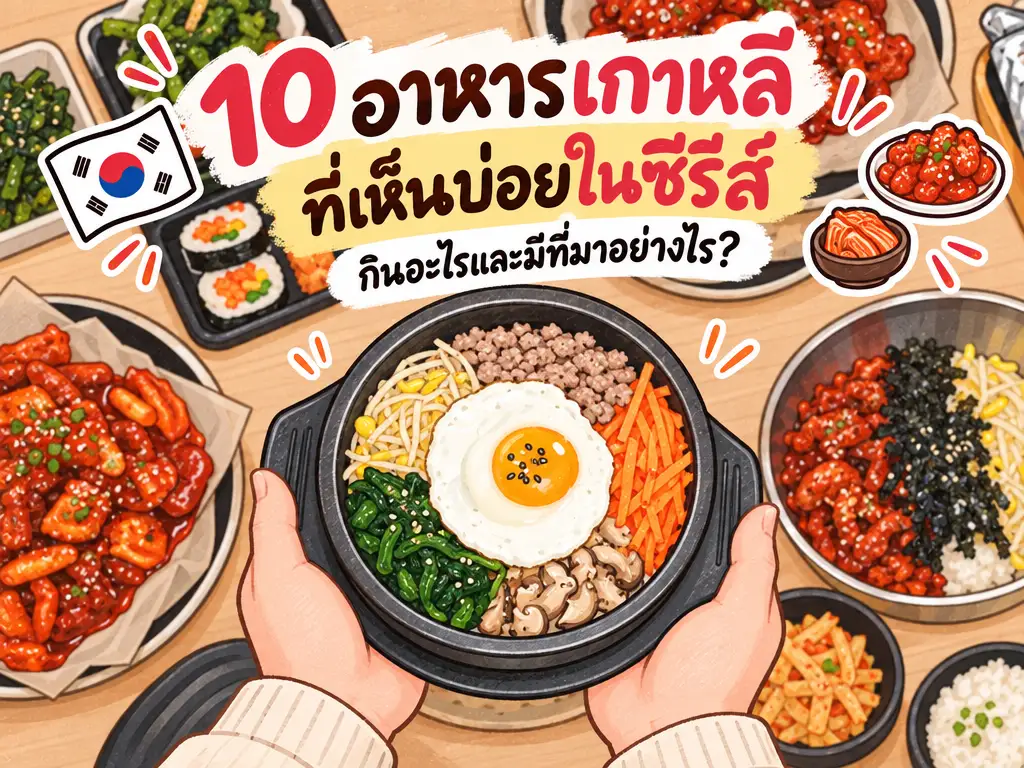 10 อาหารเกาหลีที่เห็นบ่อยในซีรีส์ กินอะไรและมีที่มาอย่างไร? รู้จักเมนูยอดฮิตที่สะท้อนวัฒนธรรมการกินของคนเกาหลี