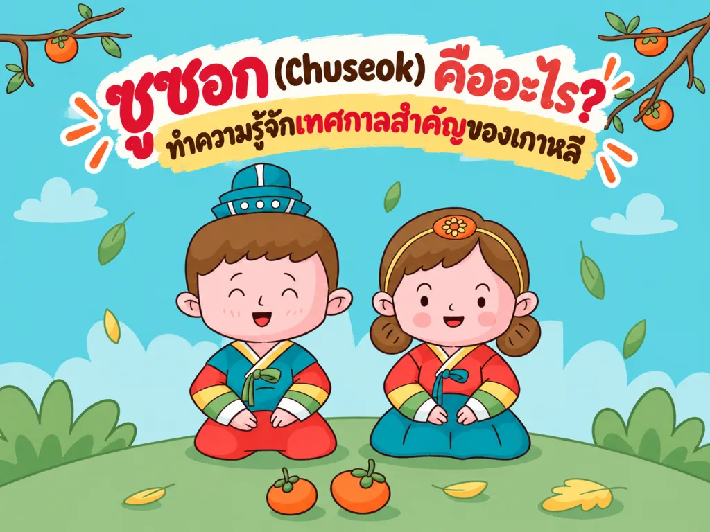 ชูซอก (Chuseok) คืออะไร? ทำความรู้จักเทศกาลสำคัญของเกาหลี ประเพณี อาหาร และความหมาย
